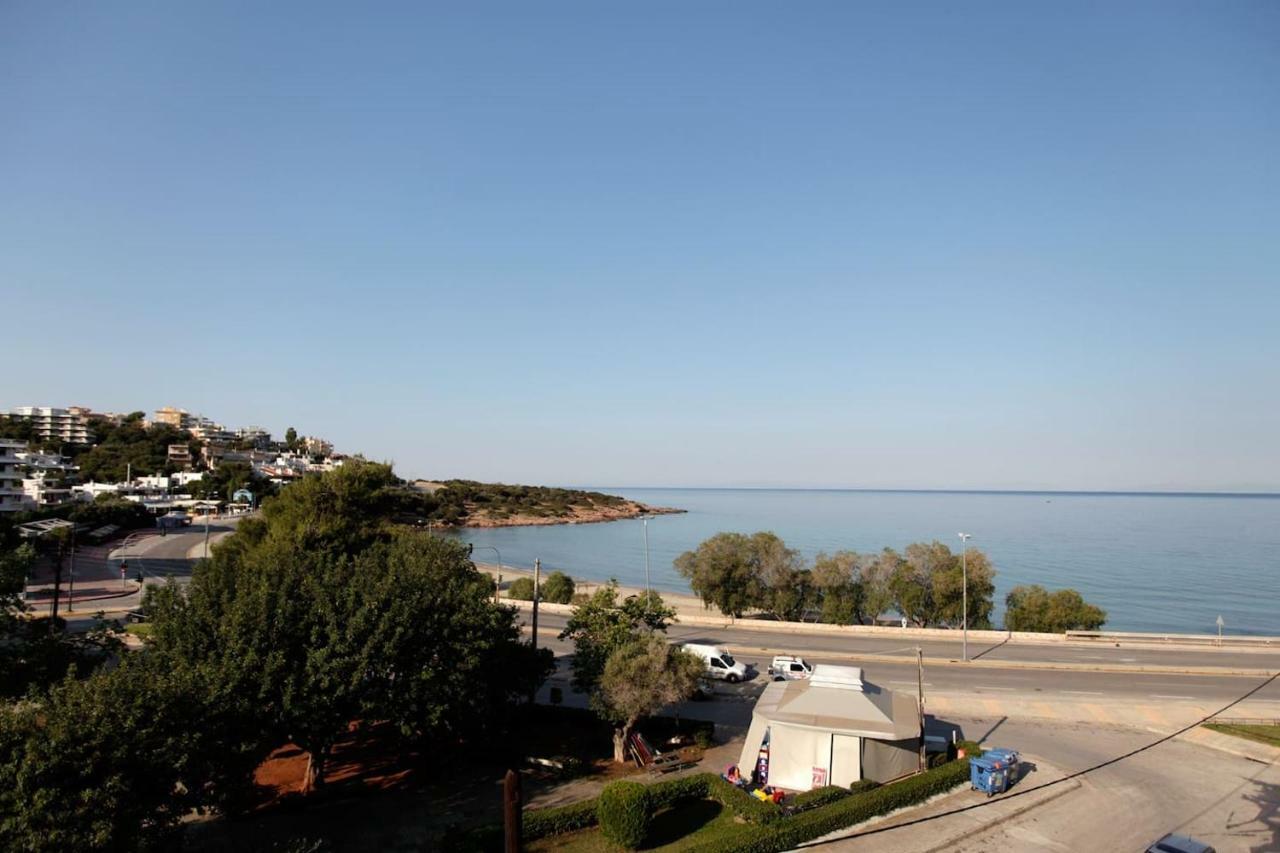 Seaside Renovated Top Floor Apartment Saronida Екстериор снимка